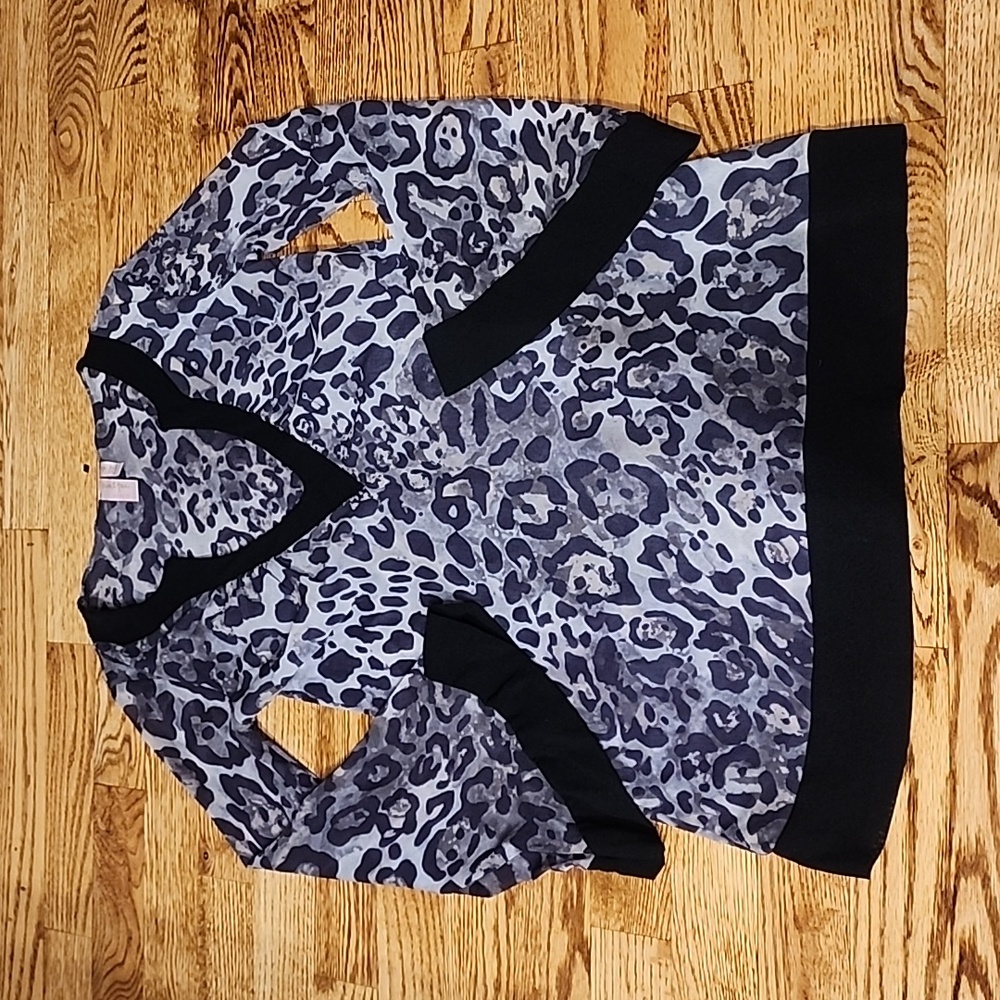 (S) Sweet Pea by Stacy Frati Animsk Print Deep V Neck Stretchy Seductive Wild